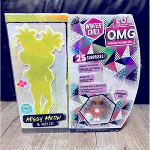 L.O.L. Surprise! OMG Winter Chill Missy Meow Fashion Doll Baby Cat Doll